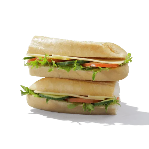 Mature Cheddar Cheese Salad Baguette