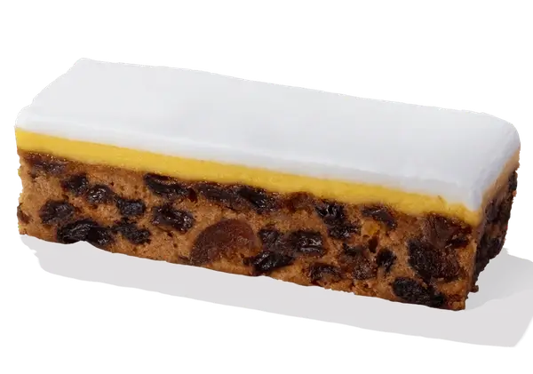 christmas cake slice